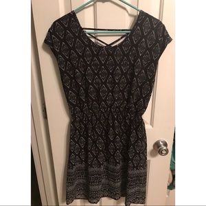 Criss-cross back dress